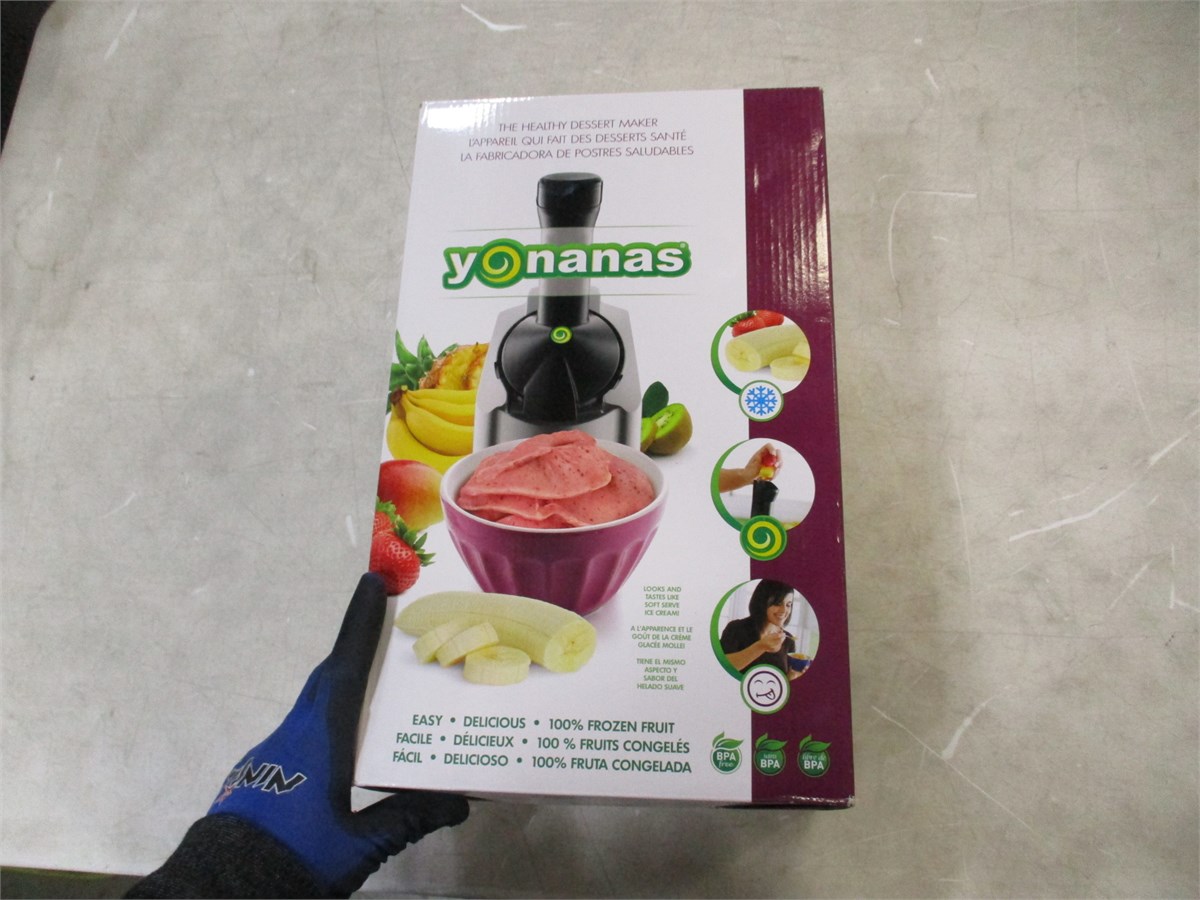 Yonanas Healthy Ice Cream Treat Maker Frozen Fruit Sorbet Machine  875195009028