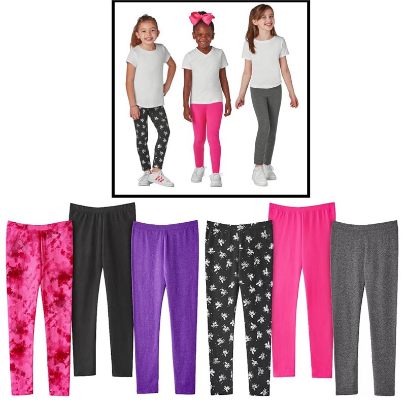 LOT OF 2 MEMBER'S MARK 3PK LEGGINGS GIRLS' 6/6X | Maxx Liquidation ...