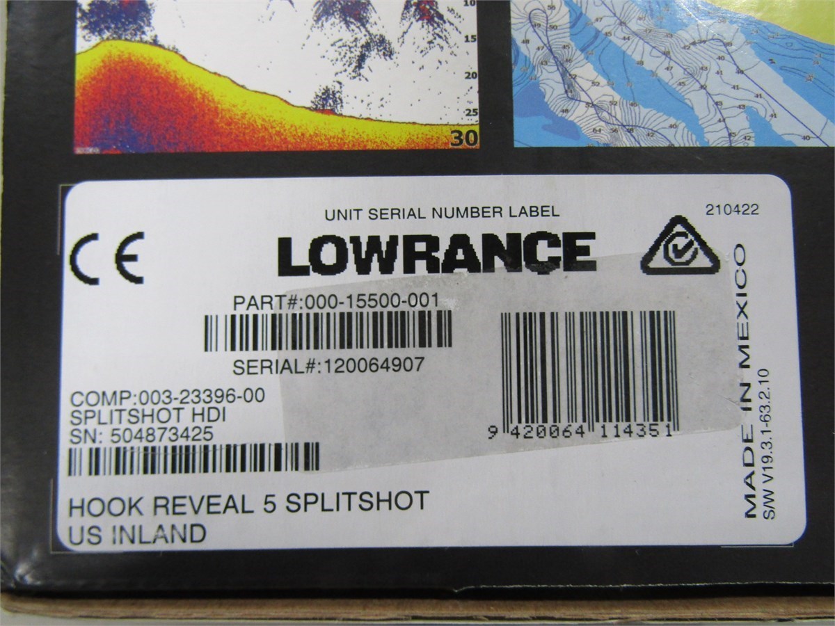 Lowrance Hook Reveal 5 SPLITSHOT, US Inland