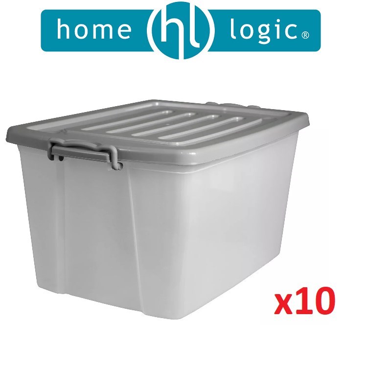 Home Logic Latched Storage Bin - 29 qt