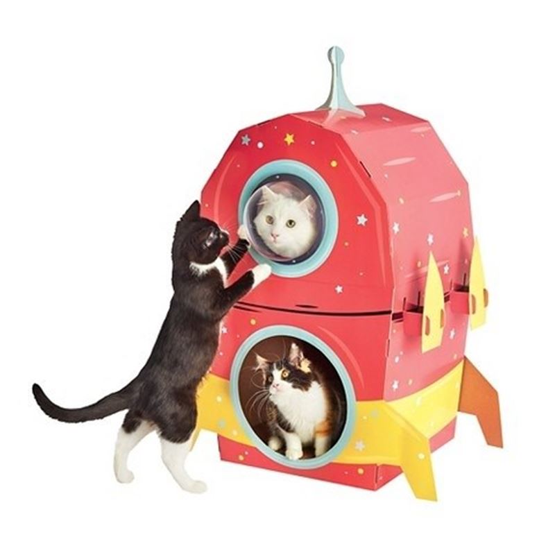 BOOTS & BARKLEY RETRO SPACESHIP CAT SCRATCHER Maxx Liquidation