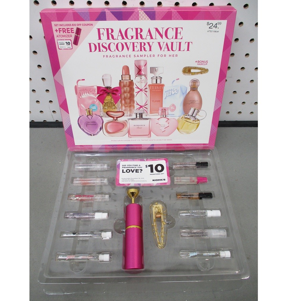 FRAGRANCE DISCOVERY VAULT SAMPLER GIFT SET Maxx Liquidation