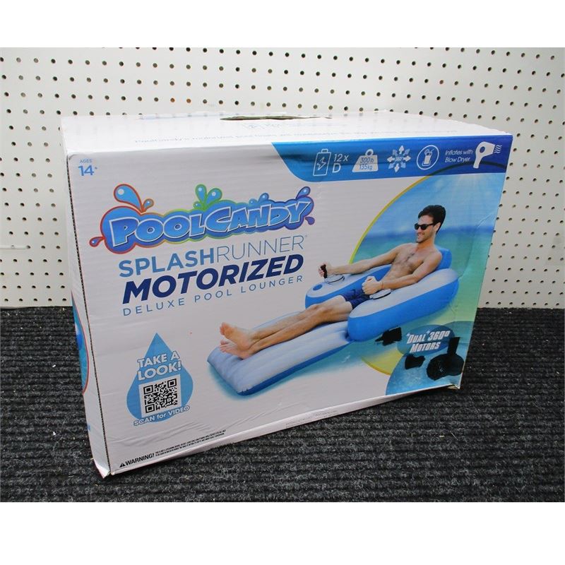 POOLCANDY SPLASH RUNNER 2.5 MOTORIZED POOL LOUNGER | Maxx Liquidation ...