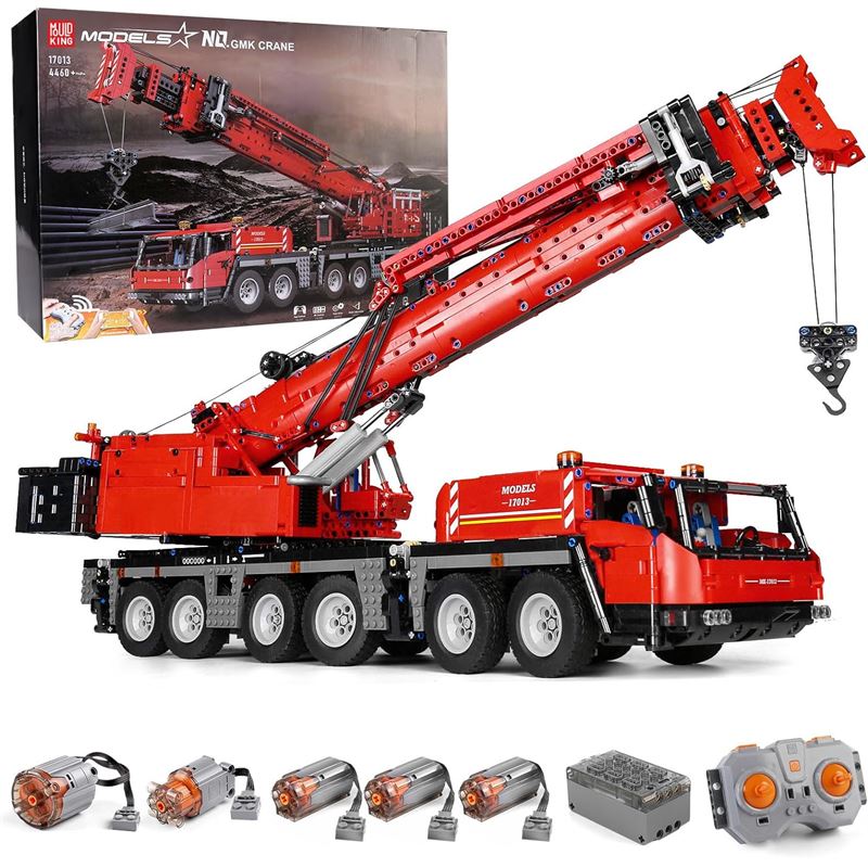 Mould King Mobile Crane Truck Building Kits 