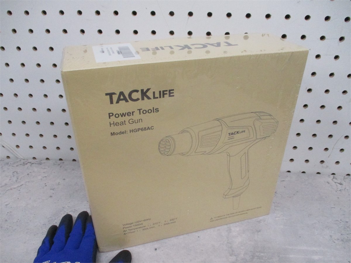 TACKLIFE Heat Gun 1500W 572F~ 932F Dual Temperature Hot Air Gun-HGP68AC