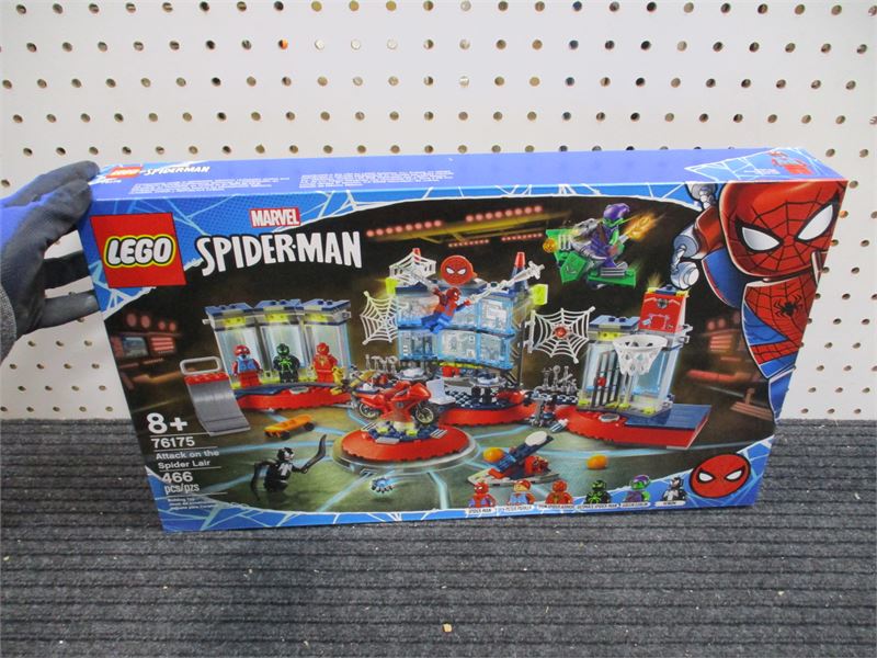 LEGO MARVEL SPIDER MAN ATTACK ON THE SPIDER LAIR BUILDING TOY | Maxx ...