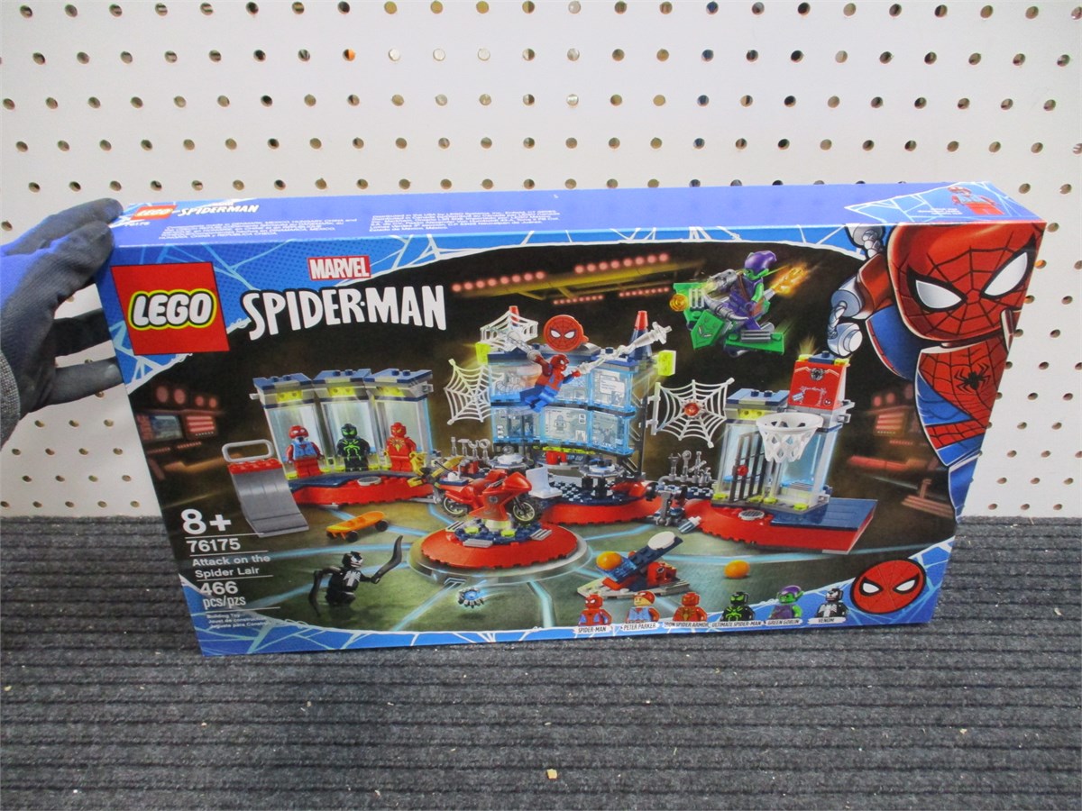 Lego Marvel Spider Man Attack On The Spider Lair Building Toy 