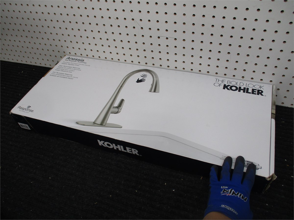 kohler anessia touchless pull down kitchen sink faucet