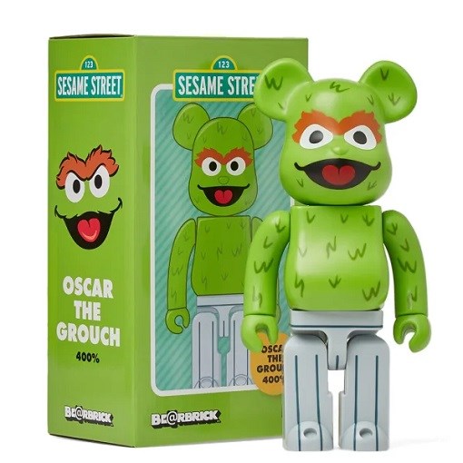 BEARBRICK OSCAR THE GROUCH 400% FIGURE | Maxx Online Liquidation