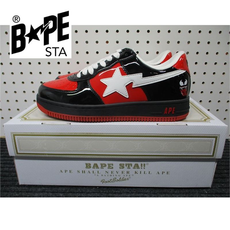 Bape Sta Custom Marvel Venom Shoes Mens 9 Maxx Liquidation