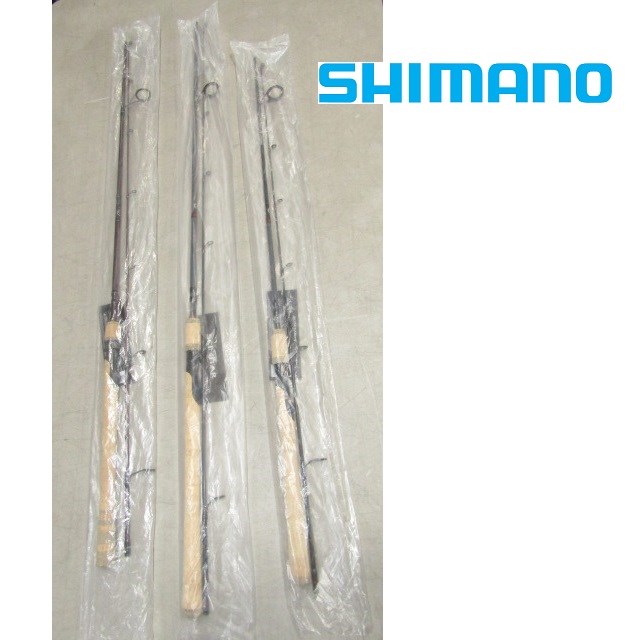 LOT OF 3 SHIMANO SPINNING FISHING RODS