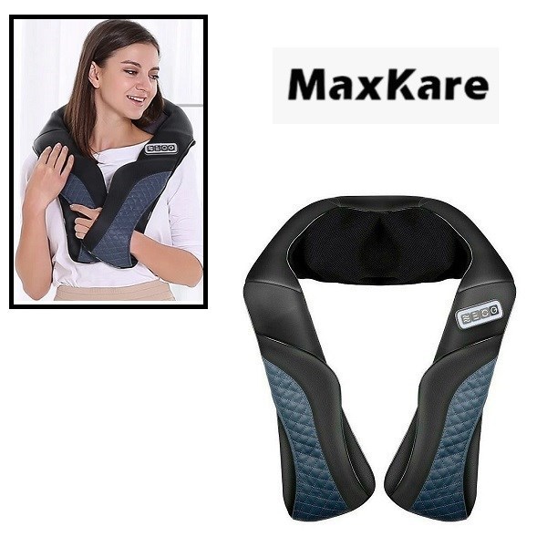 MAXKARE RECHARGEABLE KNEADING SHOULDER MASSAGER - Able Auctions