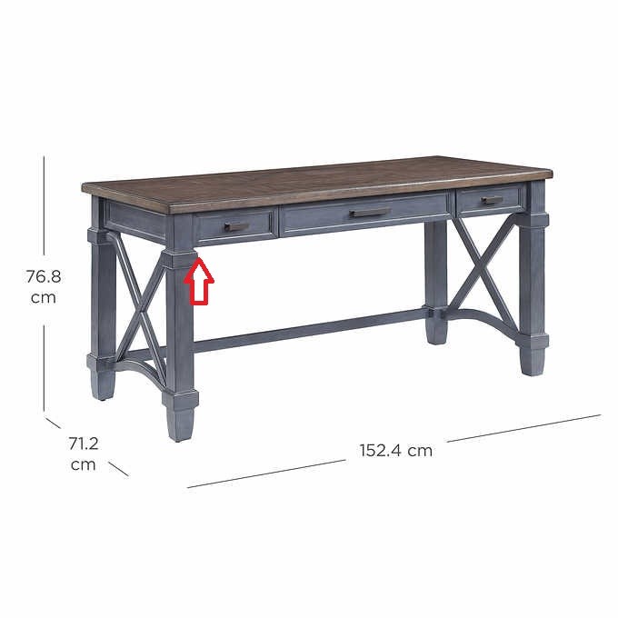 bayside furnishings ashcroft writing desk