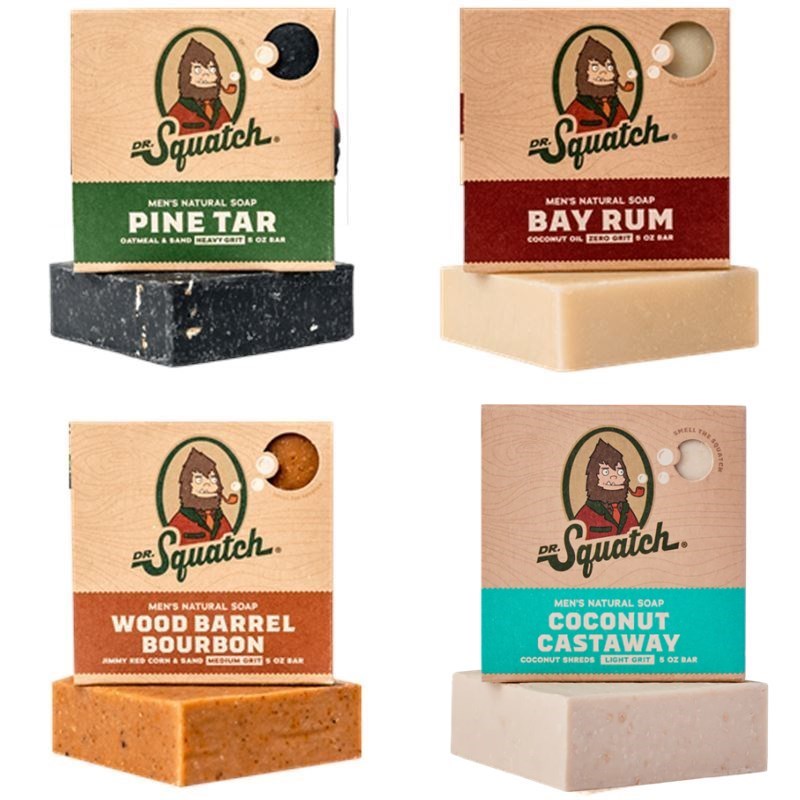 DR. SQUATCH Men's All Natural Bar Soap - Coconut Castaway - 5oz 5 oz