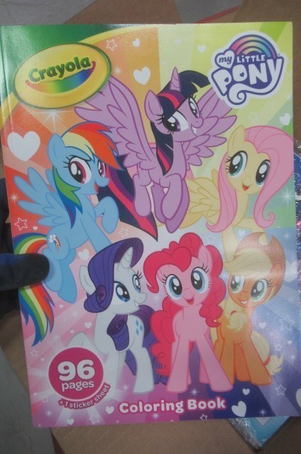 Crayola My Little Pony Coloring Pages and Stickers 