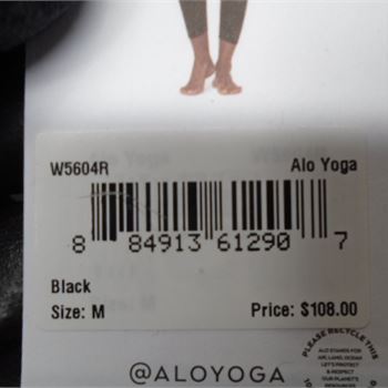 2 ALO HIGH WAIST YOGA LEGGINGS WOMEN S MED Maxx Liquidation